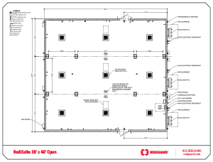 RedGuard RediSuite 36'x40' Open Floor Plan