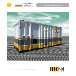 FLEX 20 Offshore Accommodation Modules