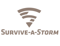 survive a storm logo gray