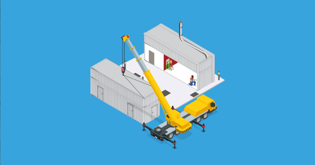 crane install blast resistant building